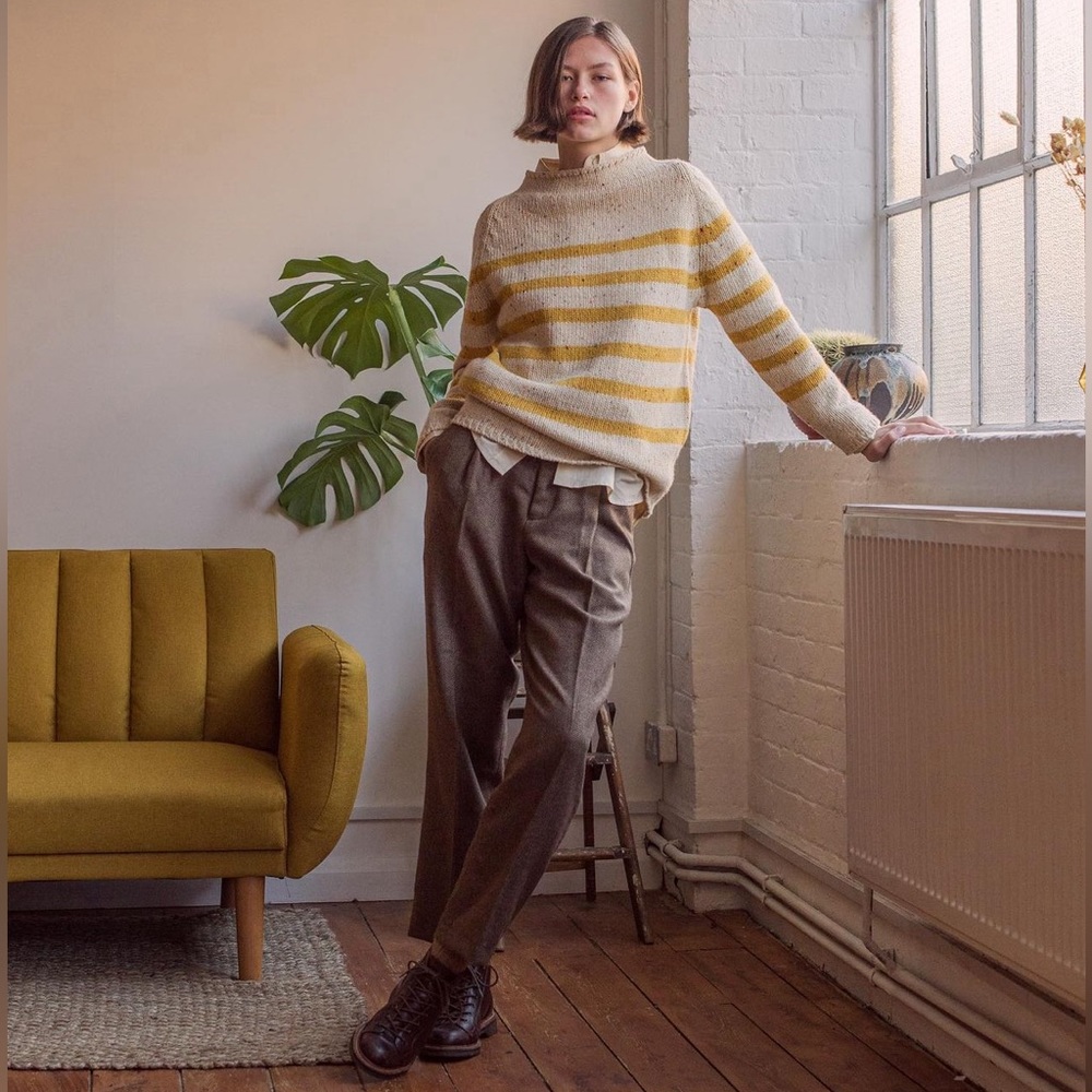 Heiko Wool Trousers, Hazel
